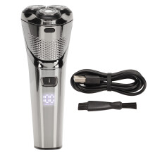 Aparat de ras pentru bărbați cu trimmer pop-up, sistem anti-ciupire care asigură un bărbierit sigur pe piele umedă și uscată, design ergonomic