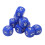 20PCS Blue Plastic 6-Sided Dice Set for Board Games & Teaching Tools 8