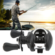 CC80 Water Drop Lure Fishing Reel 7.5:1 256g Left Hand Baitcaster