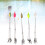5 Stück Stahl-Umbrella-Fischerei-Rigs 18 cm, 5 Arme Köderangelgerät 13
