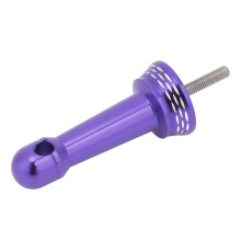 All Metal Purple Spinning Reel Stand - Lightweight Fishing Reel Accessory