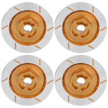 Aluminum Hex Brake Disc Wheel Hubs for RC Car, High Quality Aluminium Alloy Spacers with CNC Machined Design, Compatible with 1/10 Scale On Road Racin