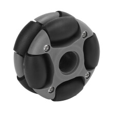 48mm Omni-Direktionsrad für Roboter, 2kg Traglast, schwarz & grau