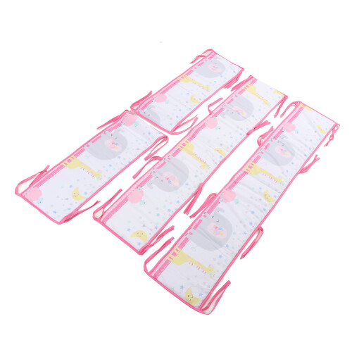 Nursery Essential, Breathable Mesh Liner, Easy To Install Design For Quick Setup, Protective Edge With Exquisite Prints, Pastel Pattern, Comfortable 1