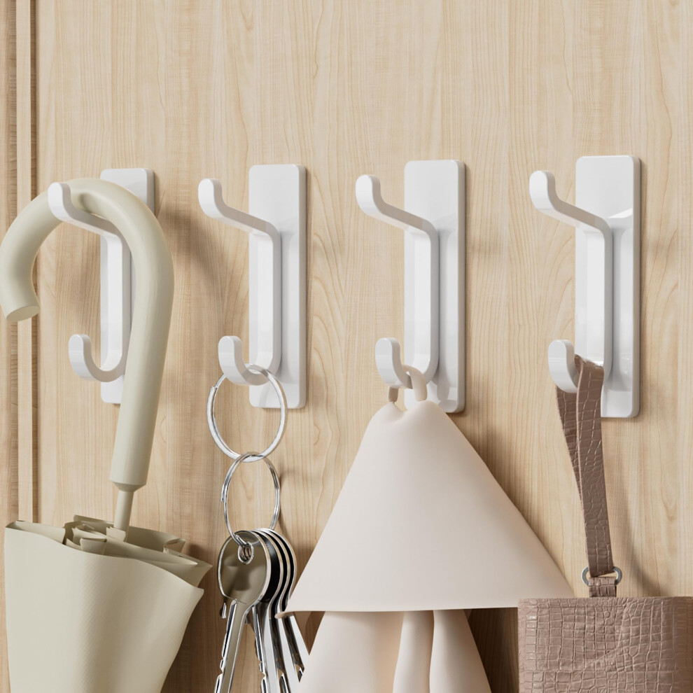 Strong Adhesion Wall Hooks, Reinforced Exterior Coating Ensures Rustproof Performance In Humid Environments, Suitable For Bathrooms, Kitchens, And 9173940656789
