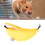 Κρεμαστό Σπιτάκι για Μικρά Κατοικίδια, Κρεμαστό Κρεβάτι Ύπνου Μπανάνα με Ύφασμα 4