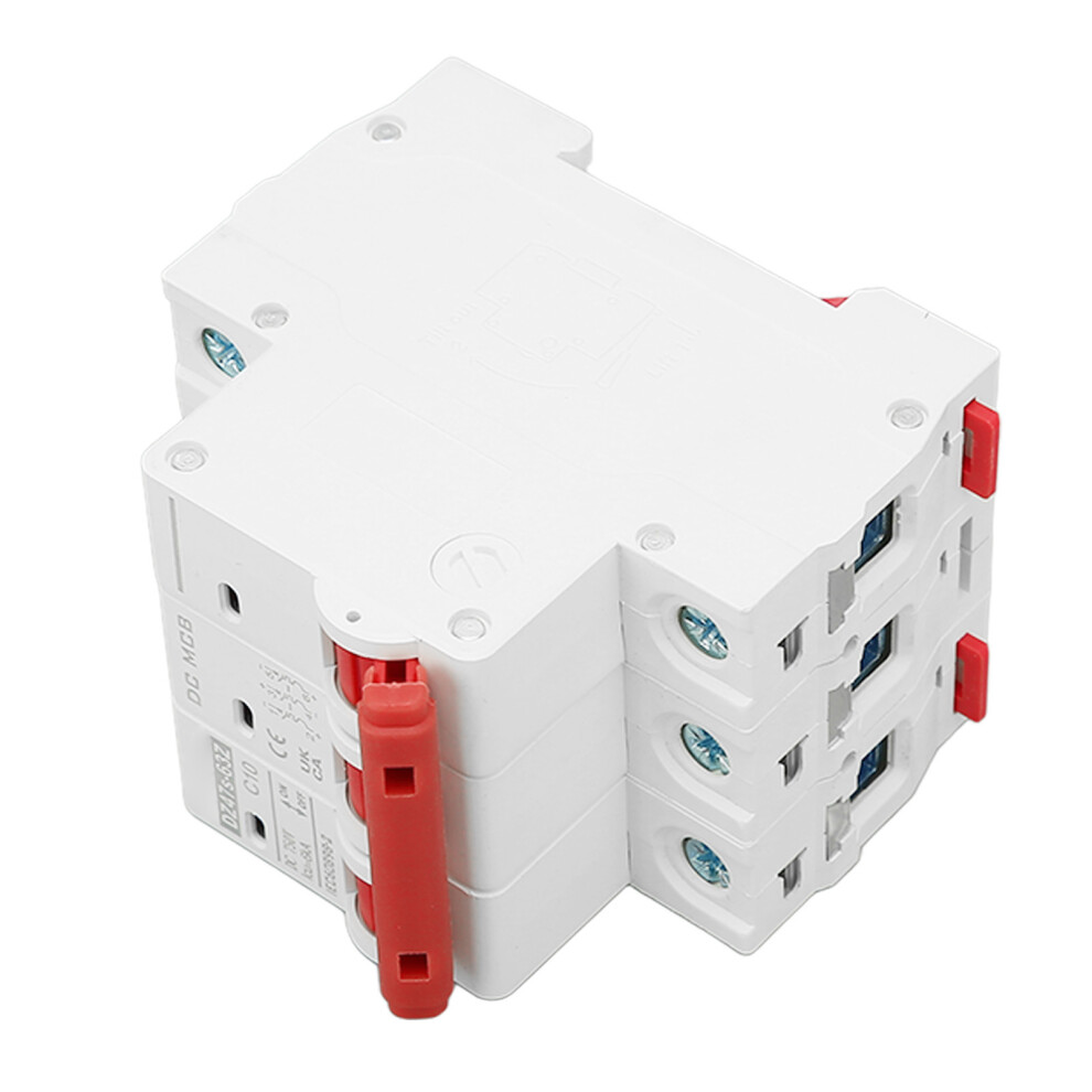 Dz47s 63Z 3P 10A Circuit Breaker For Solar Pv, 6000A, Din Rail 8711372486164