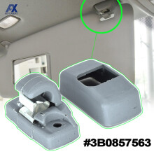 1-teilige graue Front-Sonnenblende-Hakenhalterung für den Sitz Altea XL Arosa Ibiza 6L ST Leon 1M 1P Toledo 5P Alhambra Cordoba Vario
