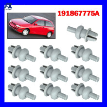 10X Fahrpaket-Regalklammern für Sitz Ibiza Cordoba 6K Toledo 1M 1992 - 1999 1918677775A 01C Kofferraumhaken Kordelschnurhalter