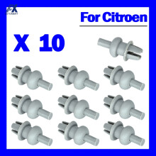 10X Paketregalklammern FÜR CITROËN SAXO C2 C3 XSARA Picasso DS3 XM hintere Kofferraumfach Kofferraumhaken Kordelband-Zubehör