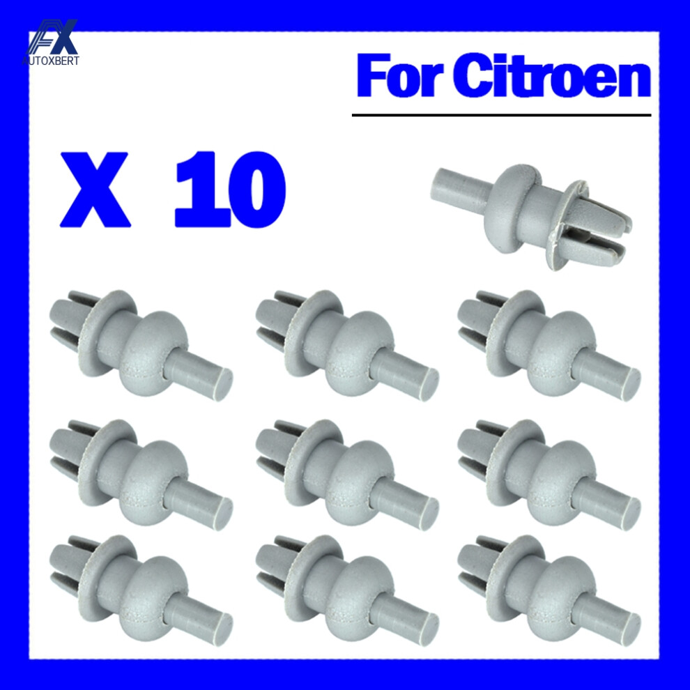 10X Car Parcel Shelf Clips For Citroen Saxo C2 C3 Xsara Picasso Ds3 Xm Rear Trunk Tray Boot Hook Cord String Strap Accessories 6935161451825