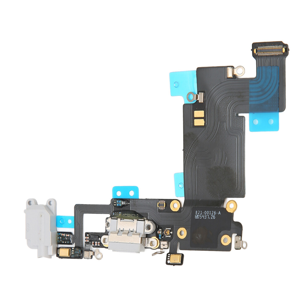 Charging Port Module For Iphone 6S Plus, With Microphone & Headphone Flex Gray 5051375899008