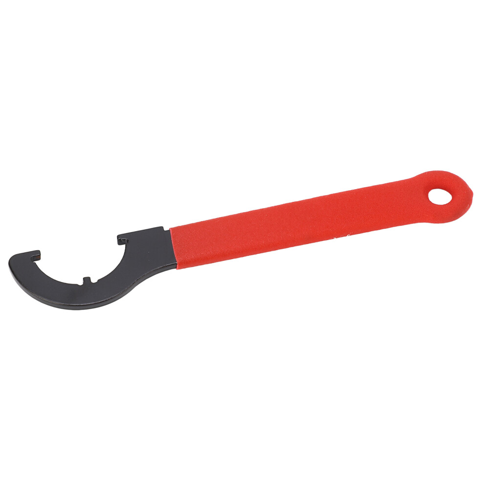 C Shaped Hook Wrench Carbon Steel With Rubber Handle For Floor Pipes Fitting 4621381778591