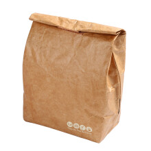Sac à lunch isotherme en papier pliable et écologique, doublure thermique pour une conservation optimale de la chaleur ou du froid, idéal pour les