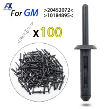 100PCS Rivet Clip Car Body Retainer Bumper Fender Liner Fasteners Kit For Chrysler 300 Jeep Wrangler JK Ford Dodge Avenger