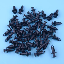 50 Stück Kotflügel, Nietenhalter, Schmutzklappen, Stoßstangen-Pushpin-Clips, 8mm 5/16" ATV UTV, geeignet für Containeraustausch