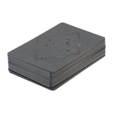 Playing Cards Plastic Poker Black Black Gold Black Rose Playing Card Easy To Operate Exquisite Design For Playing