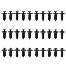 DWCX 1249900492 30 Stück Kotflügel-Innenverschluss, Nieten-Push-Typ-Clips, Halterung für Mercedes Benz W124 W164 W171 W202 W203 W204 W207