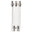 5pcs Needle Contact Points For Dial Indicator Depth Measure 1x50mm Long Tip M2.5 Interchangeable Tools Replacement Accessories 4