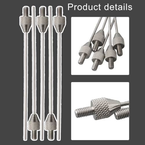 5pcs Needle Contact Points For Dial Indicator Depth Measure 1x50mm Long Tip M2.5 Interchangeable Tools Replacement Accessories 1