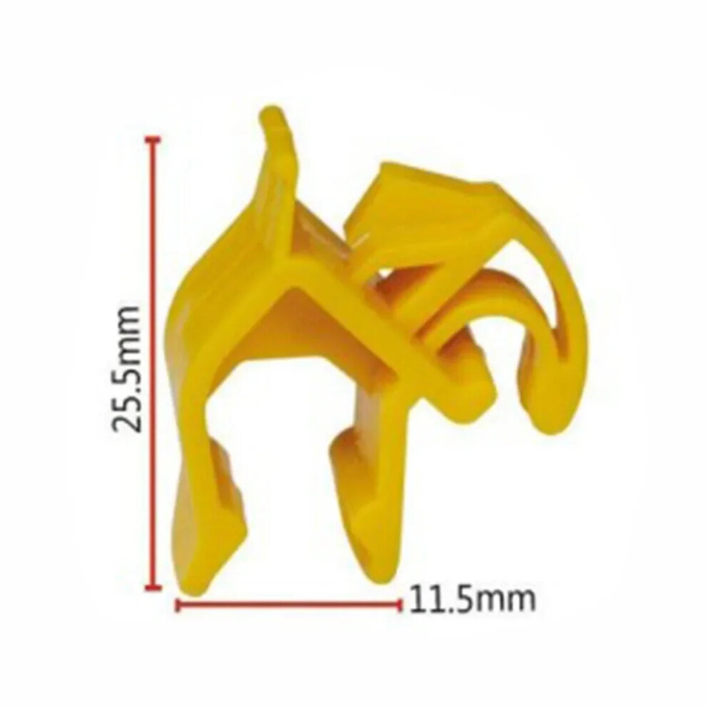 Findme 1Set Abs Rod Bonnet Retaining Clip # W709046s300 Fit For Ford Mondeo Ranger Transit Yellow 6935161441321