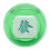 5Pcs Mahjong Wind Direction Dice, Green, 4.2cm, Transparent Plastic 3