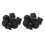 14PCS Black Plastic Polyhedral Dice Set for Board & Puzzle Games 2