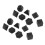 14PCS Black Plastic Polyhedral Dice Set for Board & Puzzle Games 1