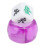 5Pcs Direction Dice Set for Mahjong, Purple, 4.2cm, Plastic 6