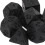 14PCS Black Plastic Polyhedral Dice Set for Board & Puzzle Games 8