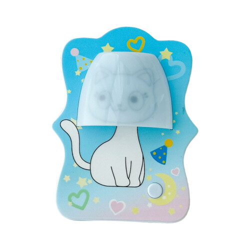 Night Light Cats Refrigerator Magnets Fridge Magnets for-Blue