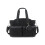 Comfortable Adjustable Shoulder Strap Baby Bag Quilted-Black 1