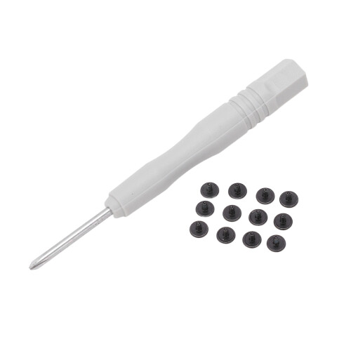 Flexible Silver Tip Drone Propellers 75x17mm for Mini 3 Pro 2