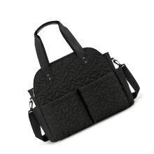 Ergonomic Crossbody Shoulder Bag with Multiple-Black