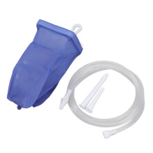 Travel-Friendly 2L Enema Bag Kit Portable PVC Colon Cleansing Douche Set