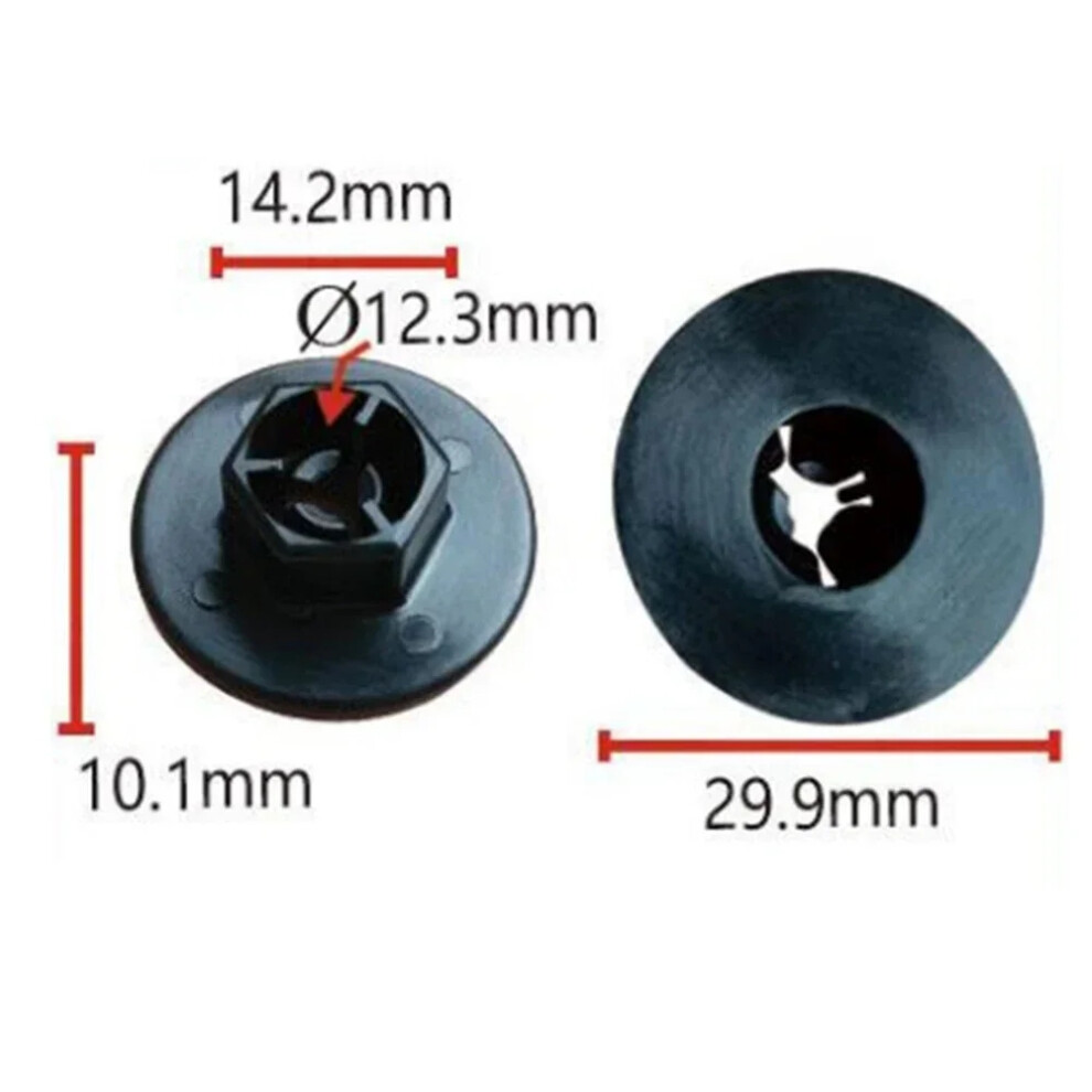 5/10X Wheel Arch Liner Splashguard Clips Nut For Hyundai For Kia Fender Liner Mud Guard Nut 84145-26000 6935161440232