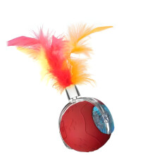 Entertainment Concentrated Automatic Puss Toy Elastomer-Red