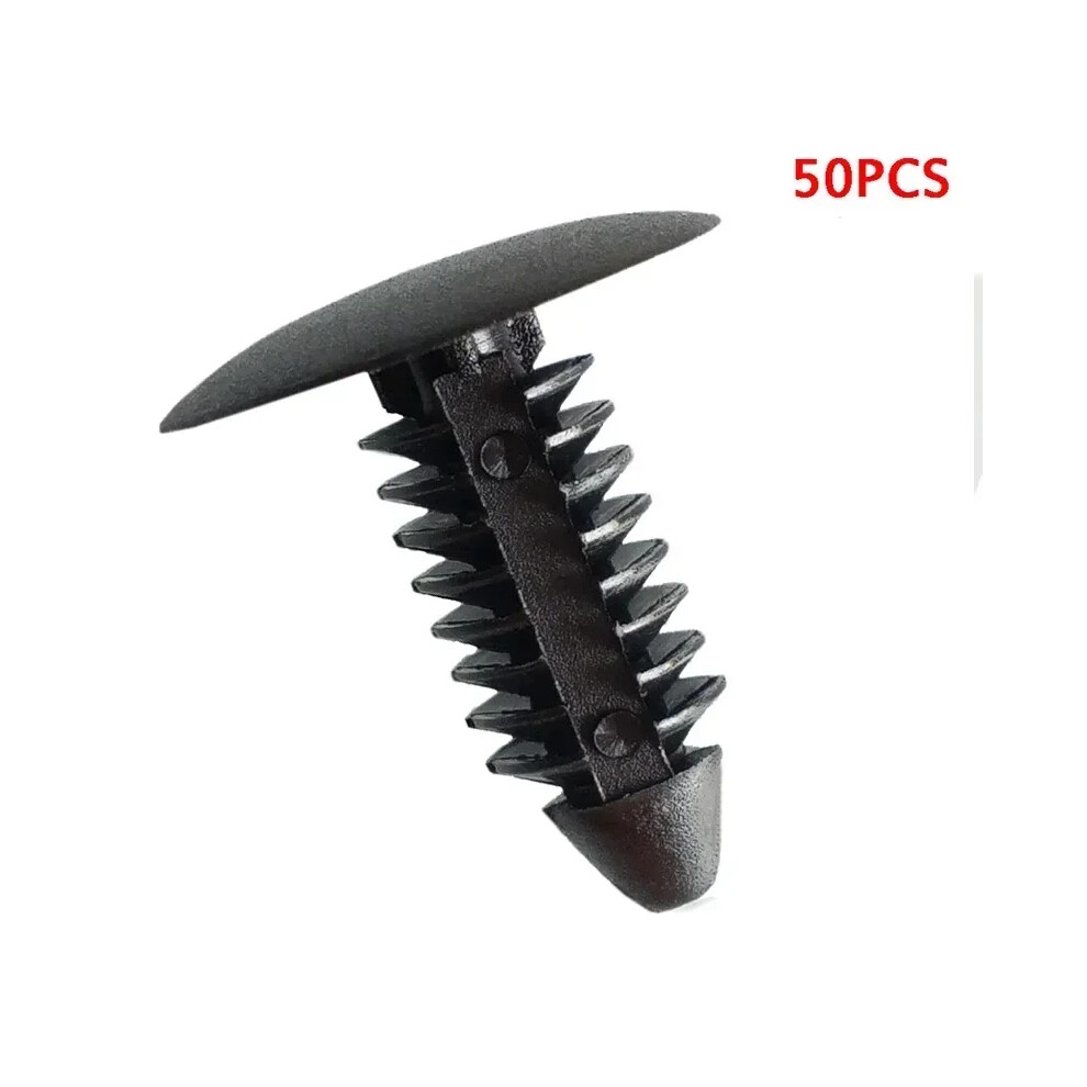 50X Plastic Rivet Fastener Clips 7.5Mm-6.0Mm Hole Car Fenders Bumpers Doors Fastener For Nissan For Honda For Mazda For Bmw 6935161440409