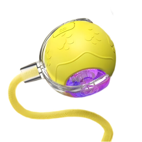 Intelligent Detecting Soft Elastomer Automatic Puss Toy-Yellow
