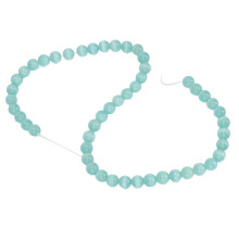 Cuentas de piedra natural 8mm/0.3in verde para pulsera