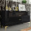 Sideboard 140cm Goldline Gloss - Glossy Black 1