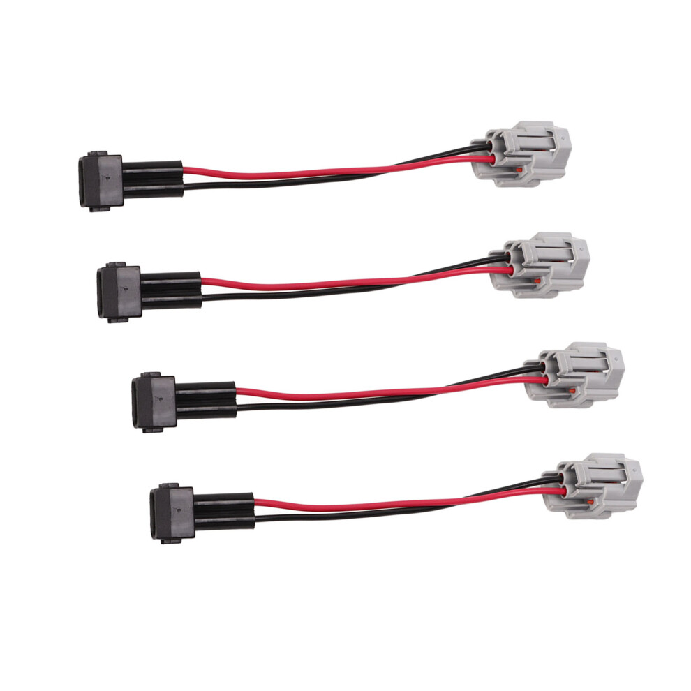 K20 K24 4Pcs Fuel Injector Harness Adapter Denso Female To Ev1 A 8271372492195