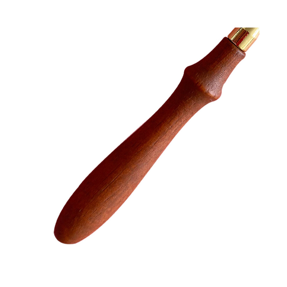 Retro Gold Wax Melting Spoon With Wooden Handle, Compact & Portable 8031373344073