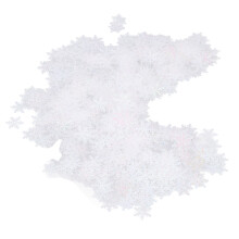 1000Pcs White 0.9in Snowflake Confetti for Multi Purpose Use