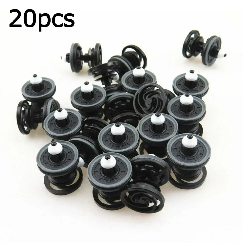20Pcs Rivets Fastener Clip Car Door Card Retainer Trim Panel Clips For Addy Golf Passat Touareg T5 Scirocco 7L6 868 243 6935161427653