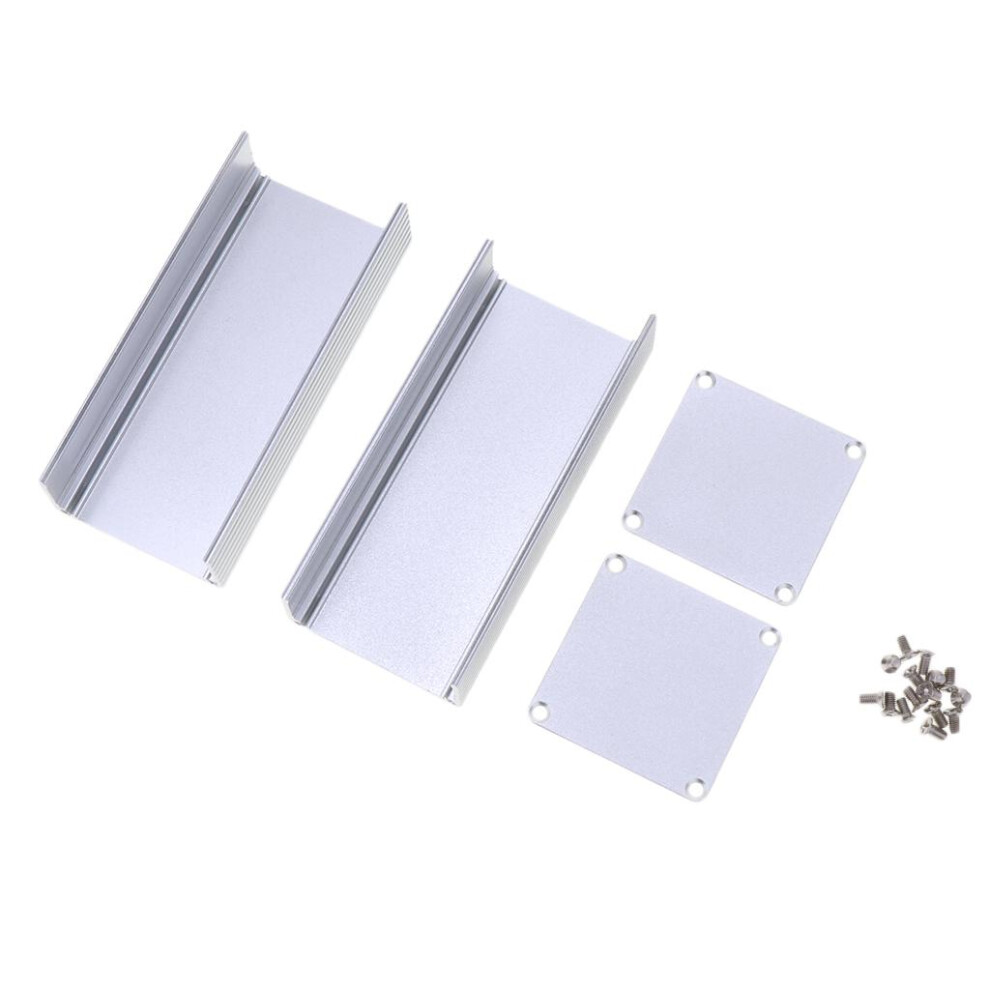 Extruded Aluminum Electronic Power Enclosure Case Box Project Diy, Sil 6901423125087