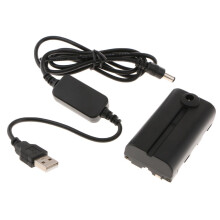 NP-F550/F990 Dummy Battery + USB Power Cable for Yongnuo NanGuang LED