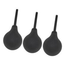 3X Superior Rubber Beauty Anal Douche for Women Men Enemas Bulbs 90ml