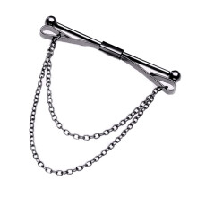 Fashion Men's Collar Bar Pin with Chain Cravat Clasps for Business Gif