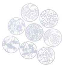 8x Multifunctional Drawing Painting Template Ruler Stencil Art Crafts